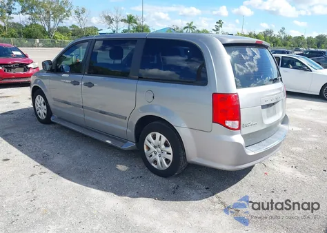 2014 Dodge Grand Caravan American Value Pkg из США, поврежденный, VIN 2C4RDGBG1ER222834